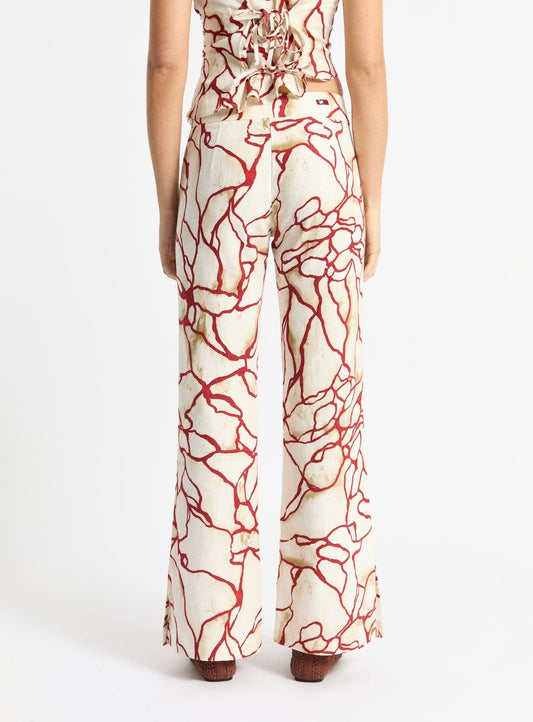 NIKITA ECRU LINEN PANTS