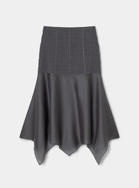 RAMY GREY TEXTURED SKIRT