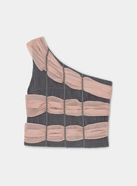 RAMY GREY TEXTURED TOP