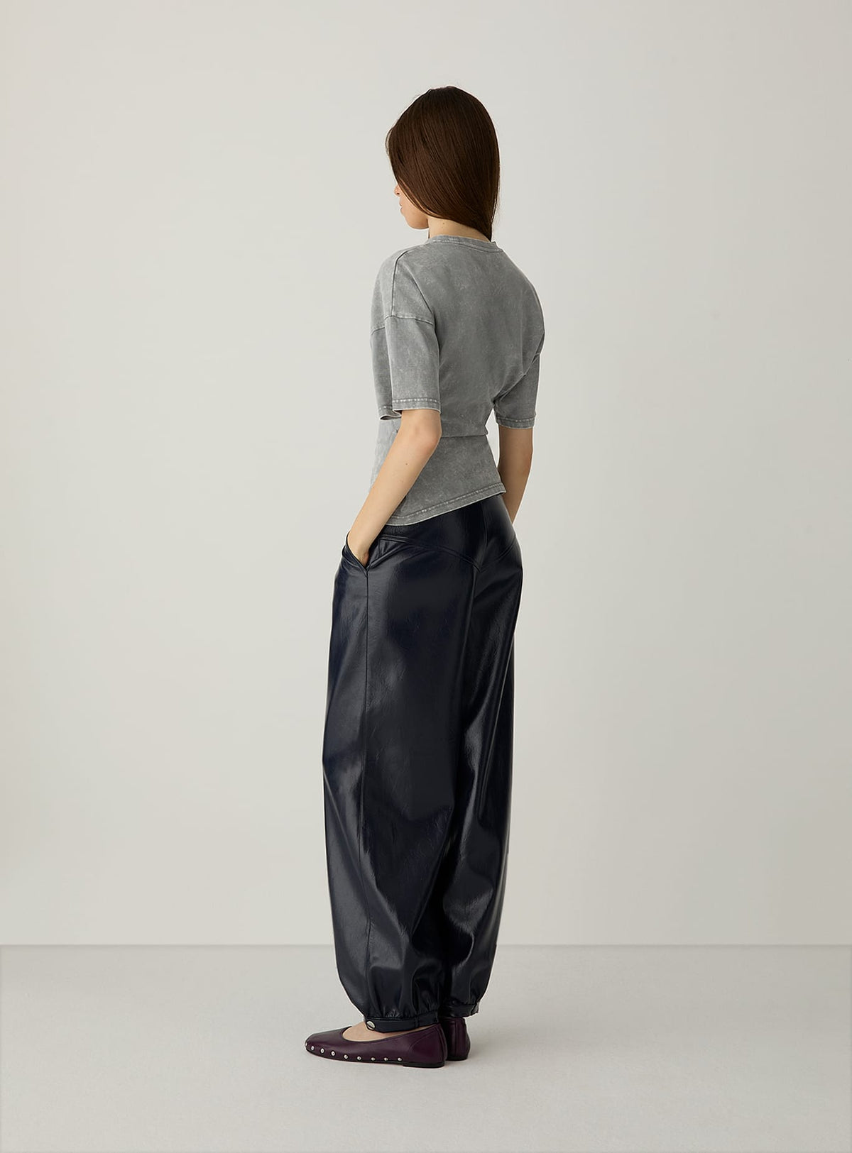 RILEY NAVY BALLOON PANTS