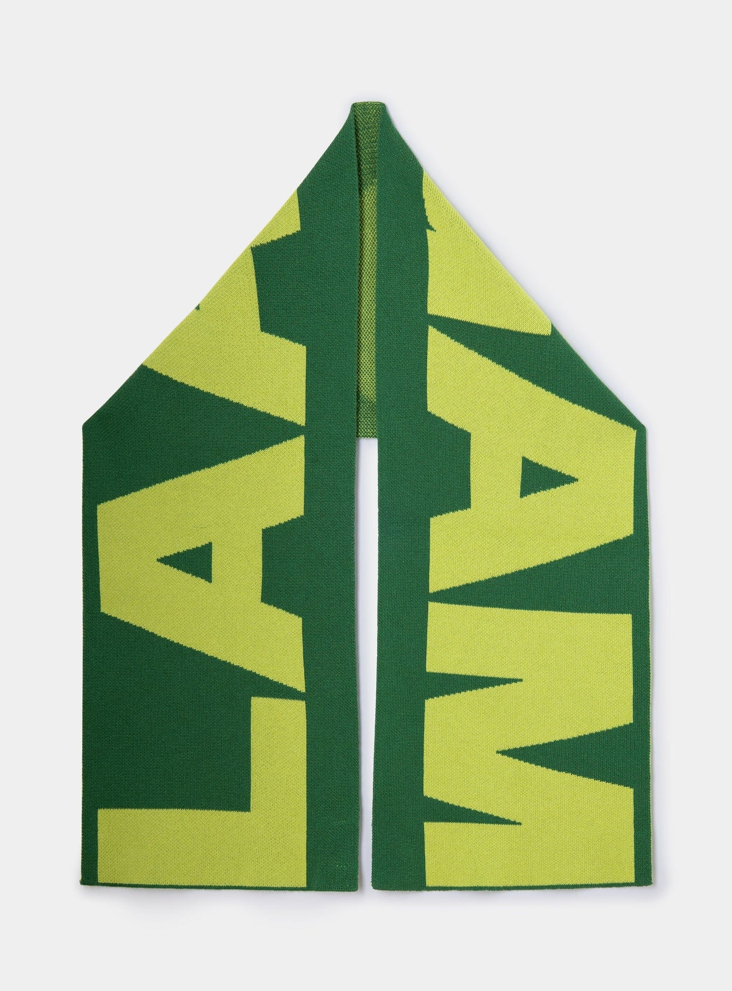 ASPEN GREEN LOGO SCARF