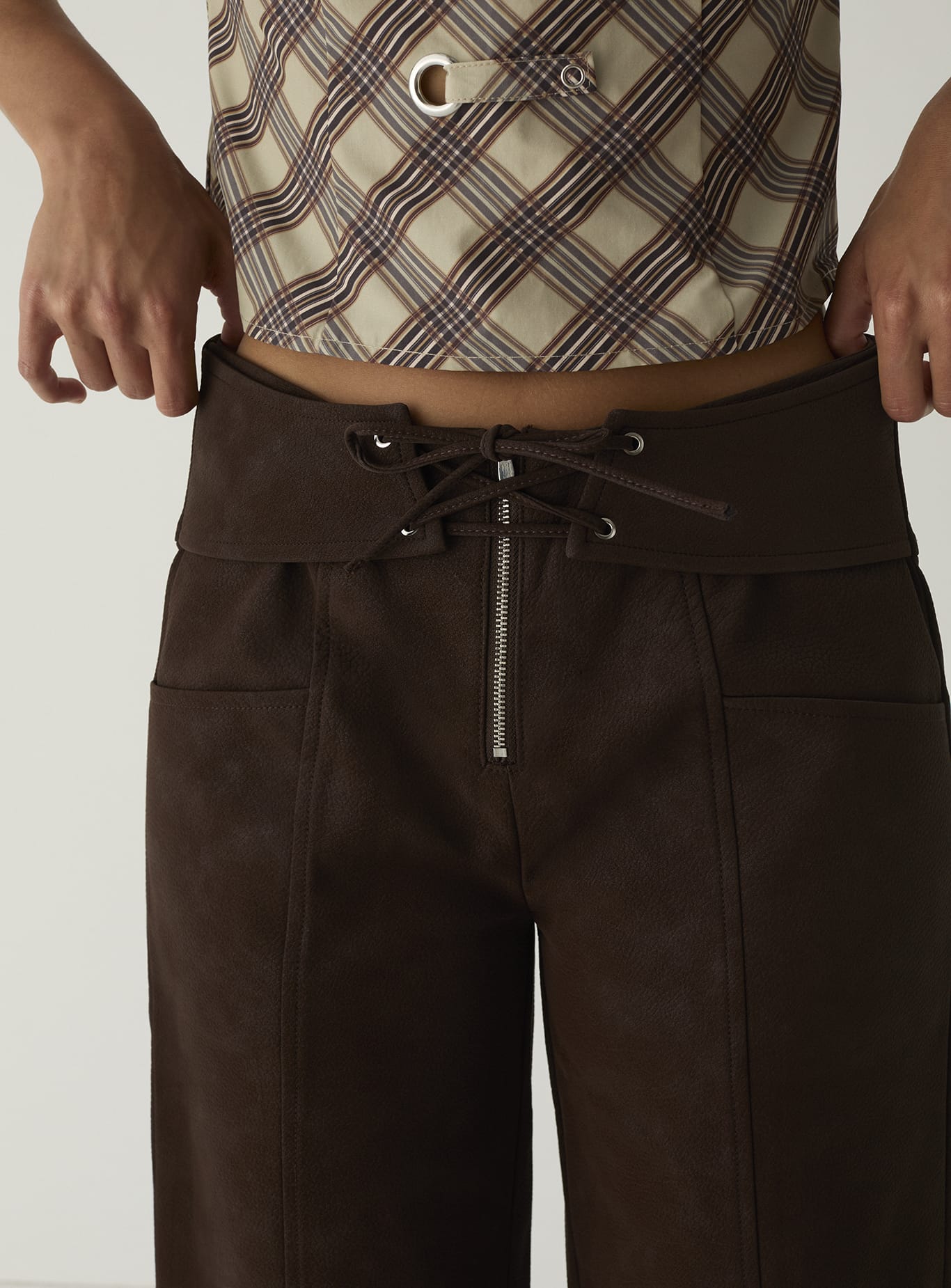 SELAH DARK BROWN PANTS