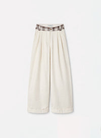 SMITH ECRU SERGE PANTS