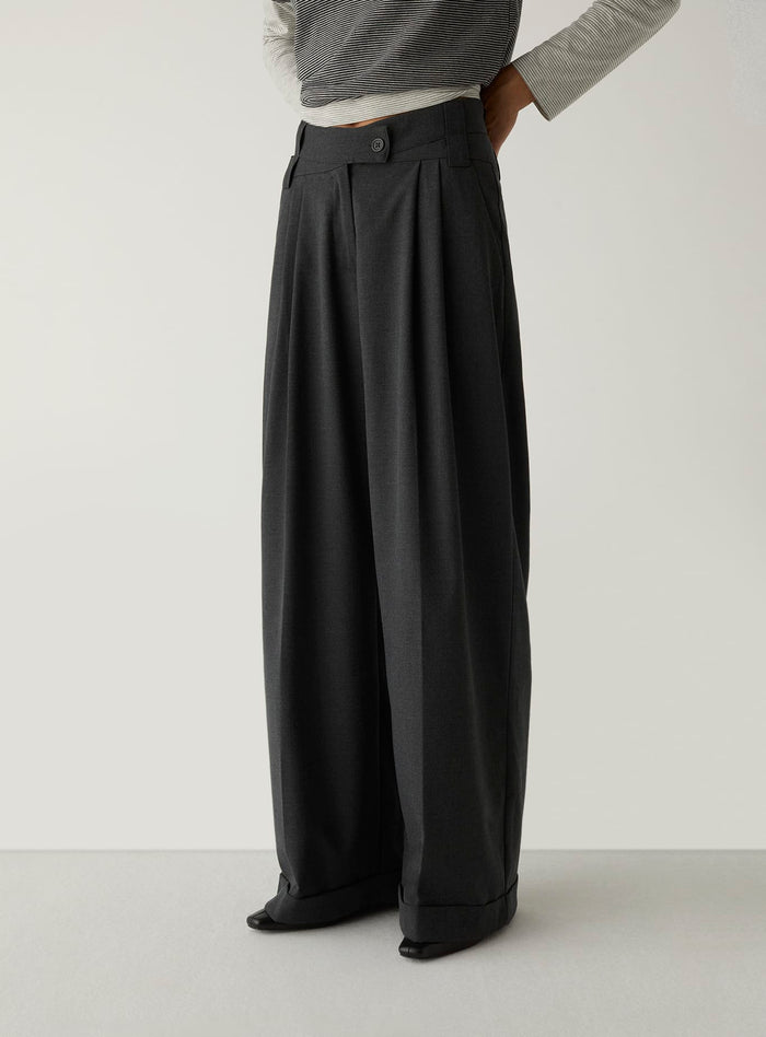 SMITH GREY TAILORED PANTS