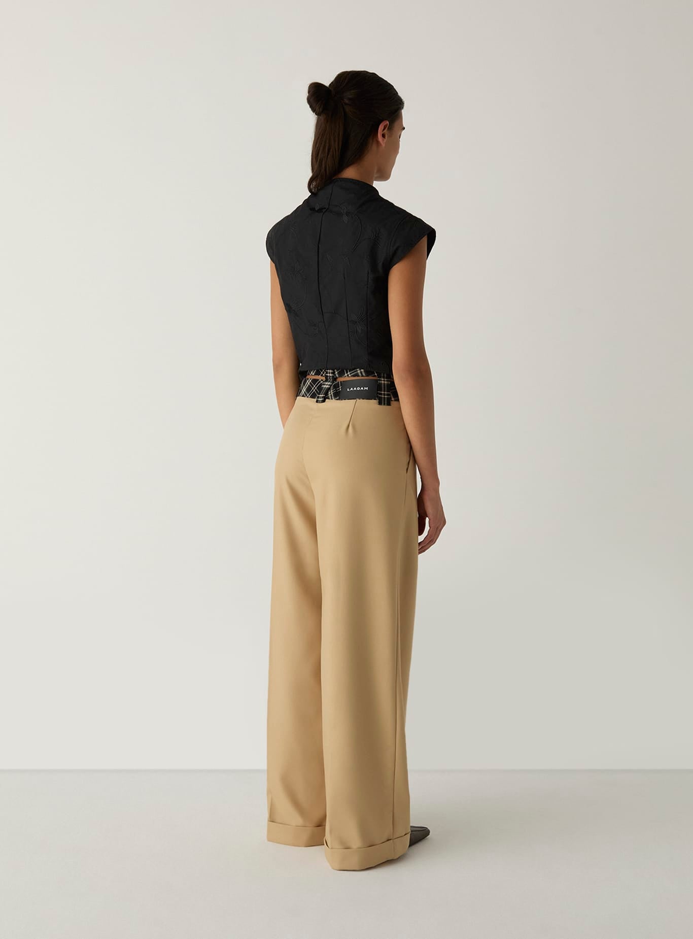 SMITH SAND TAILORED PANTS