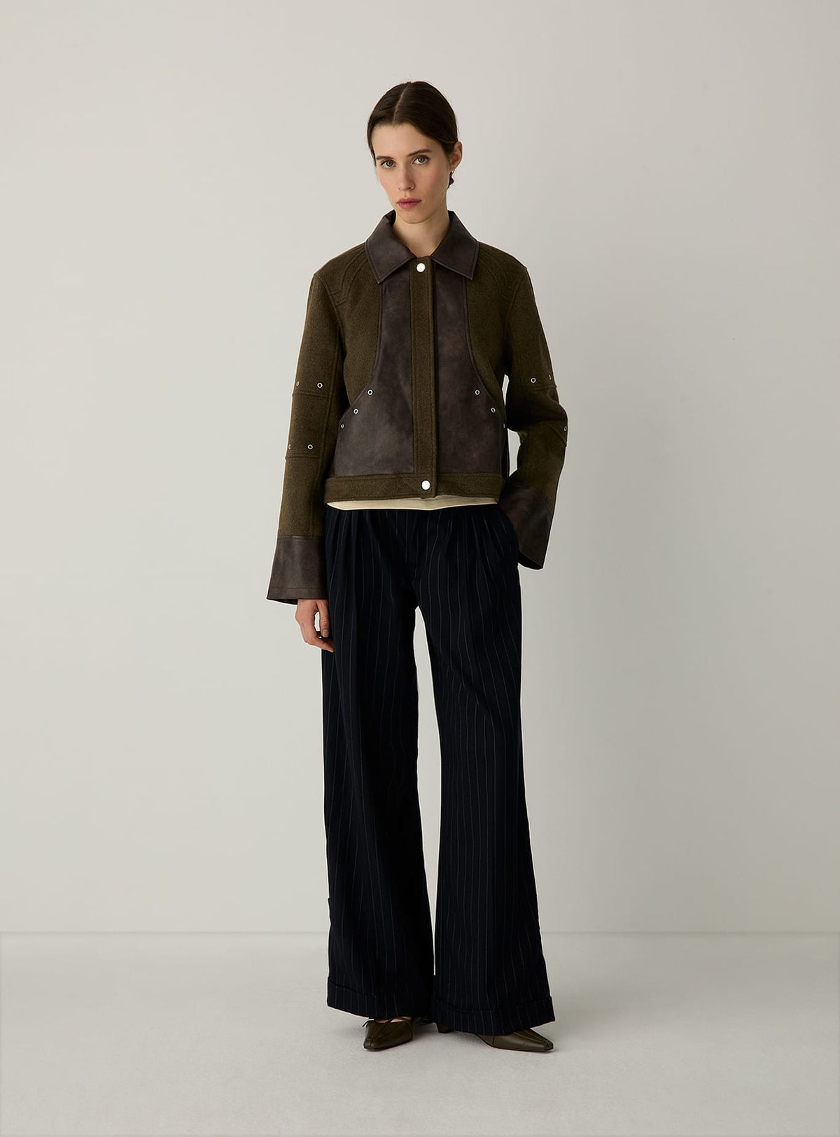THORENS KHAKI CLOTH JACKET