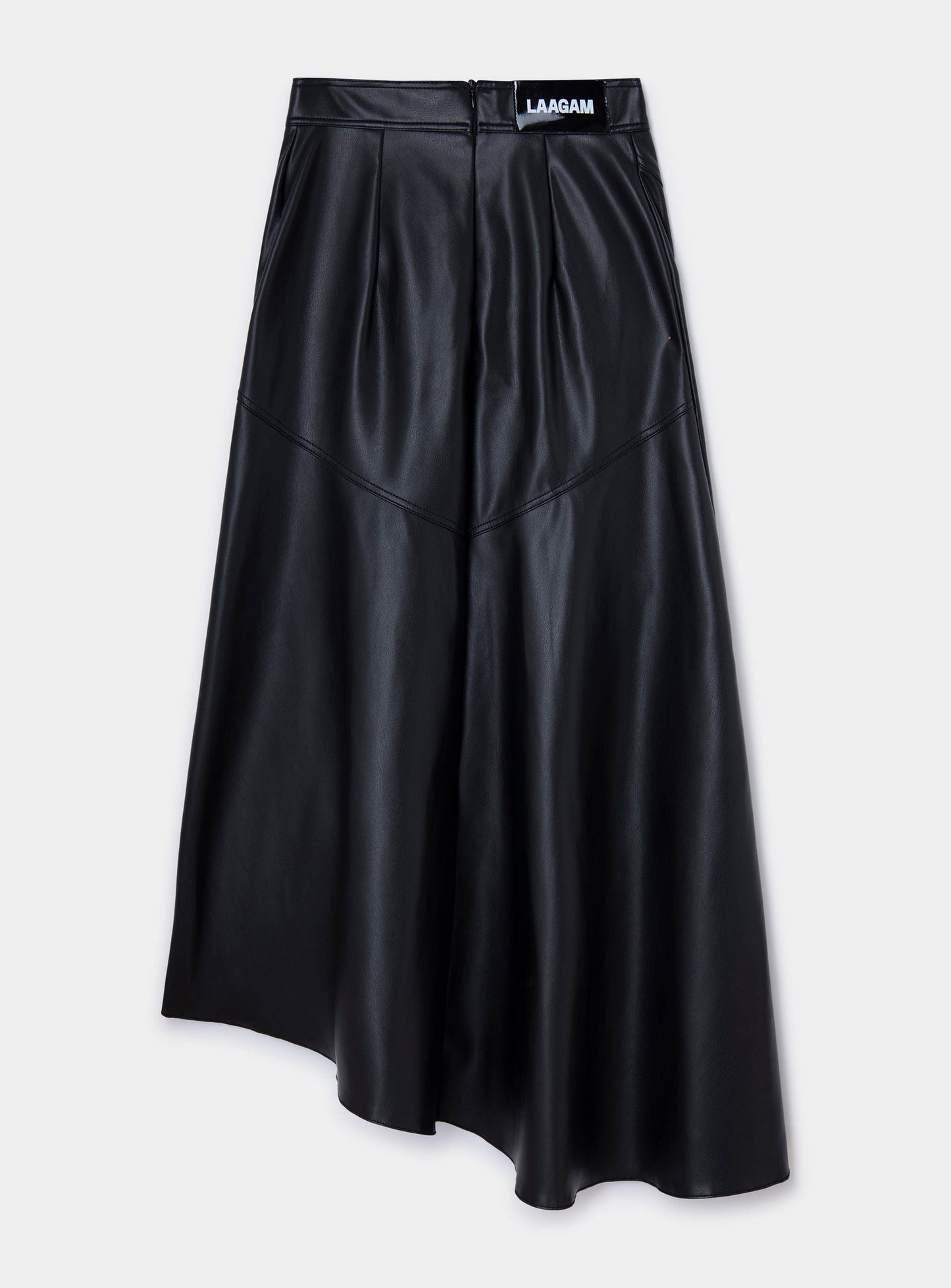 URSULA FAUX LEATHER LONG SKIRT