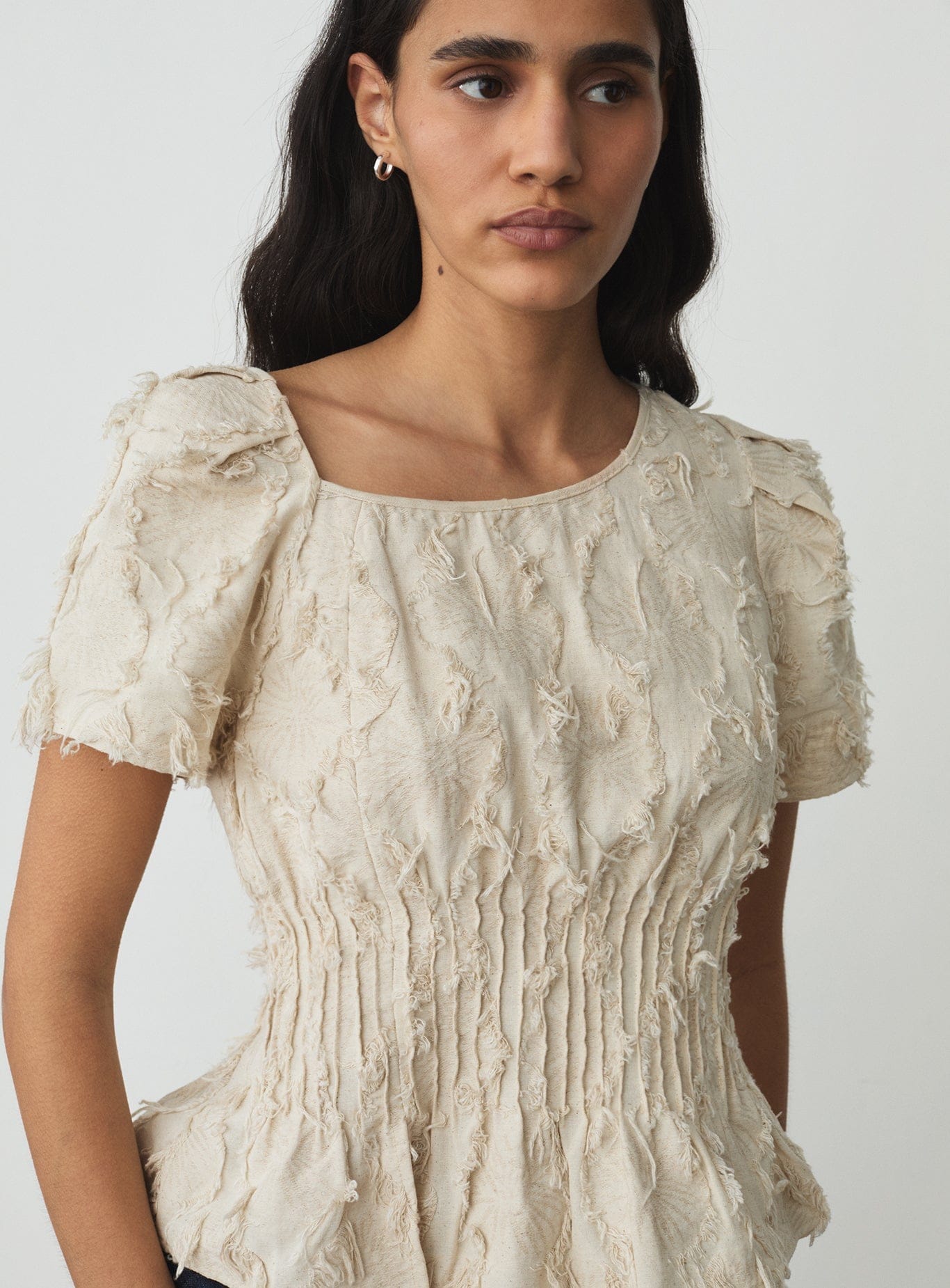 VAIANA ECRU BLOUSE