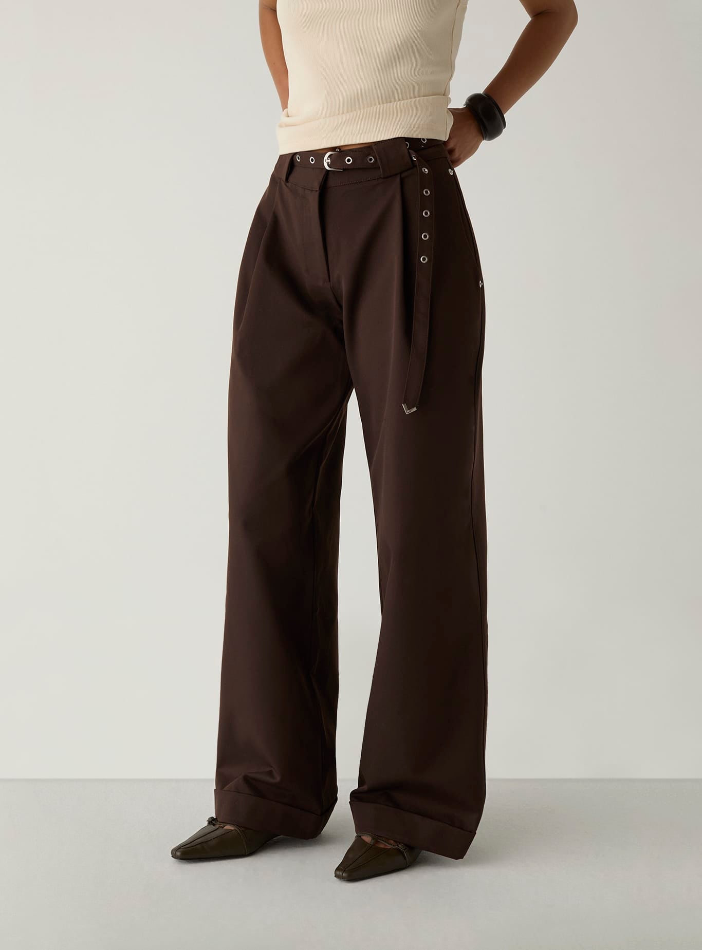 VALEA BROWN PANTS