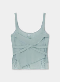 VALENTINA BLUE LACE TOP