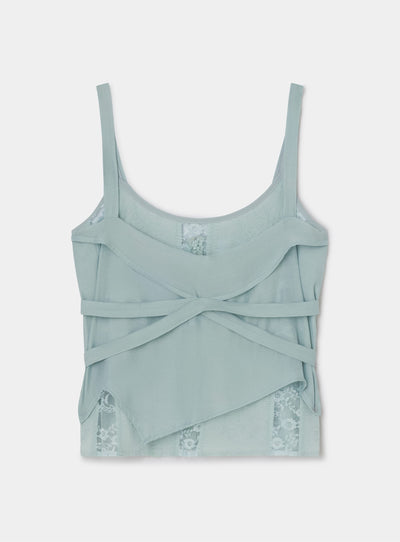 VALENTINA BLUE LACE TOP