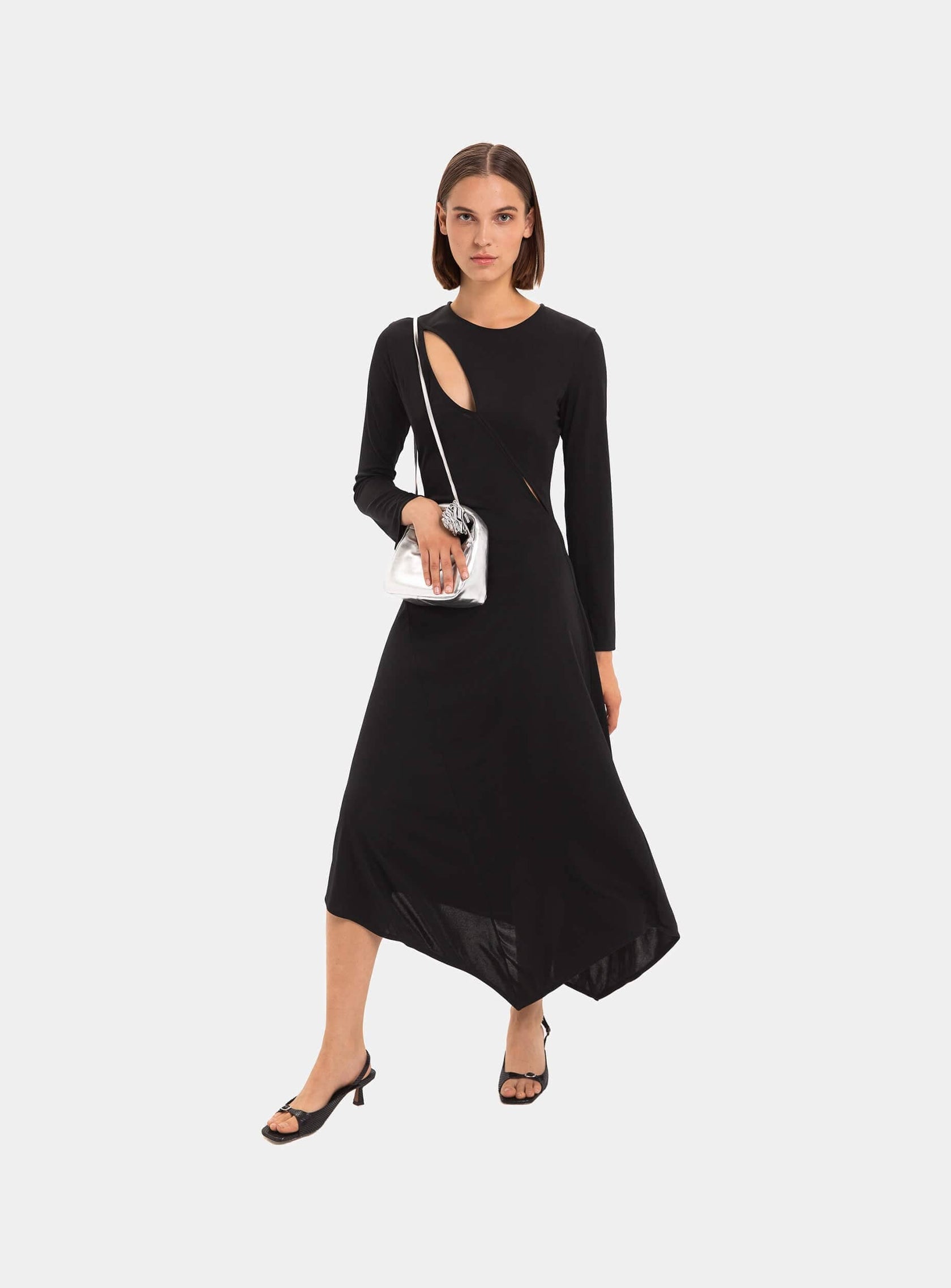 WINONA BLACK STRETCH DRESS LAAGAM