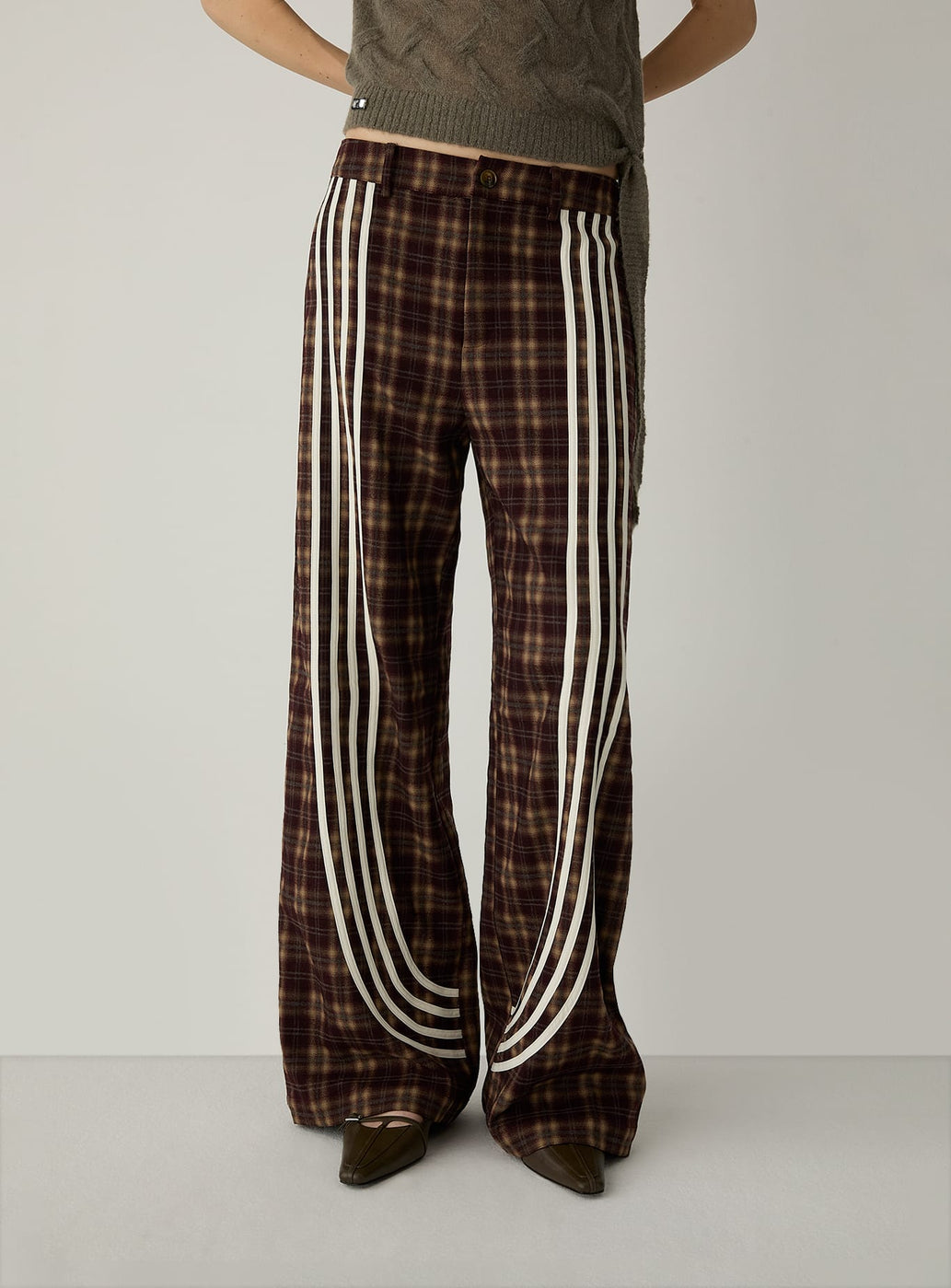 ZION BROWN SQUARED PANTS