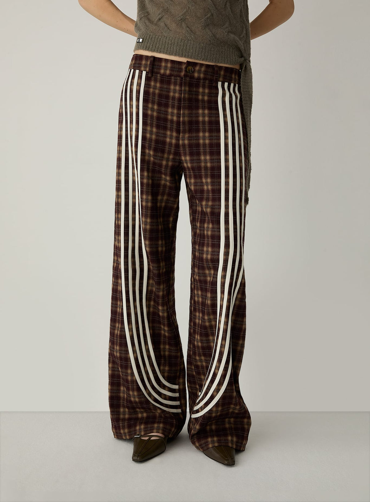 ZION BROWN SQUARED PANTS