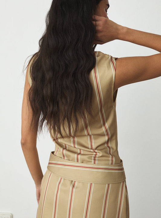 ZOLA CAMEL SHORT DRESS