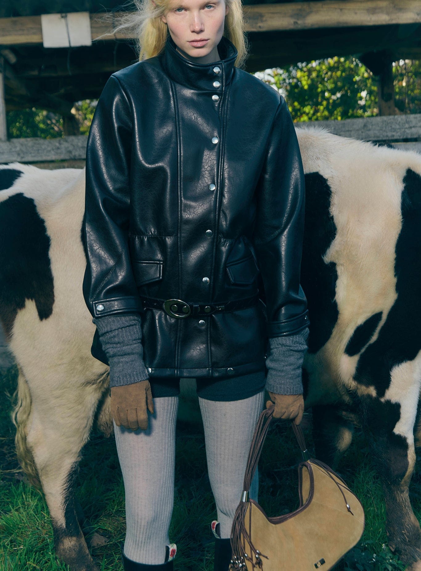 BERGHAIN BLACK LONG JACKET