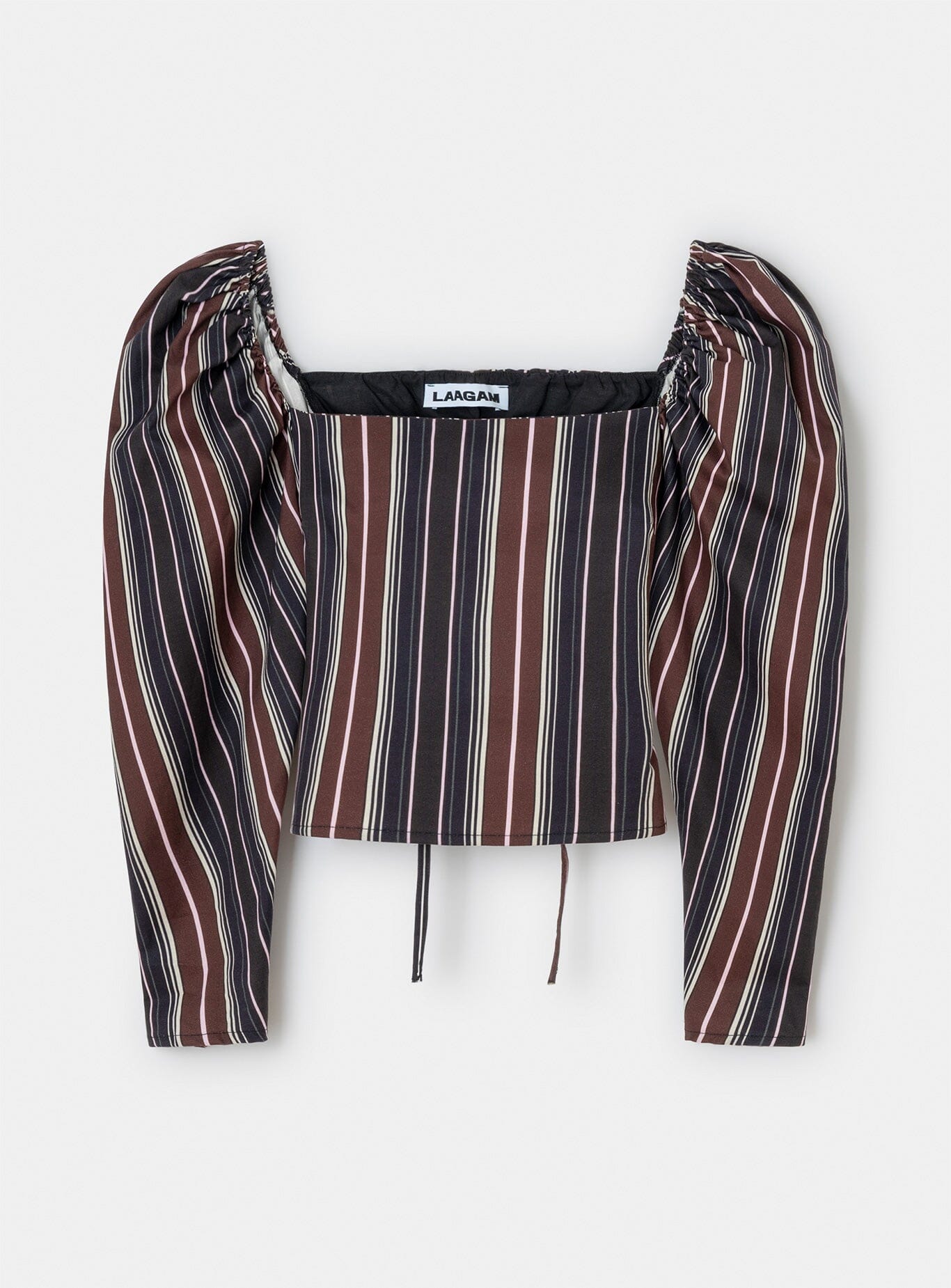 BRIGITTE STRIPED PUFF SLEEVE BLOUSE