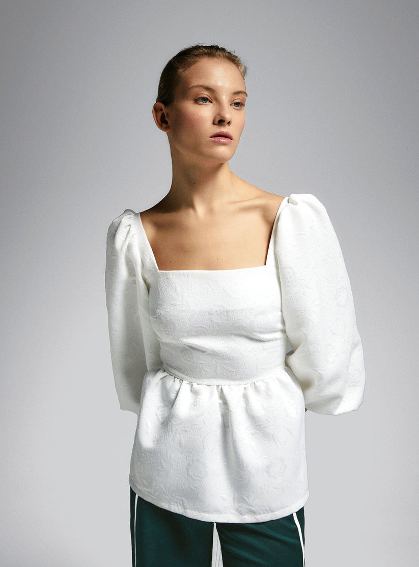 Cecile Blouse - Brown main image 0