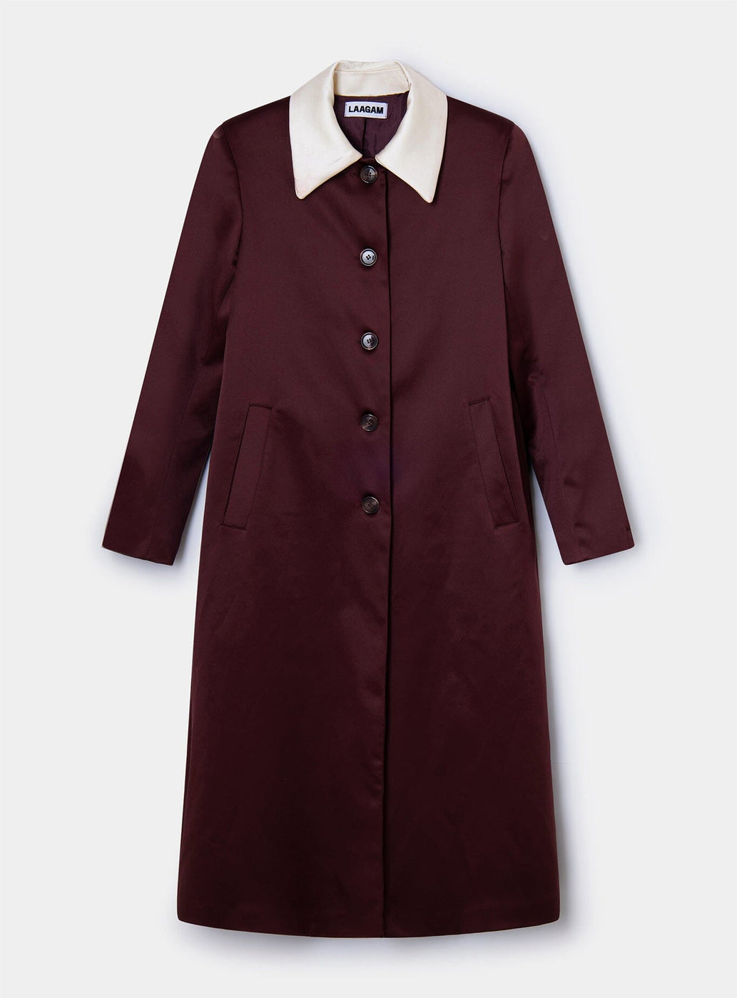 CHELSEA SATIN COAT