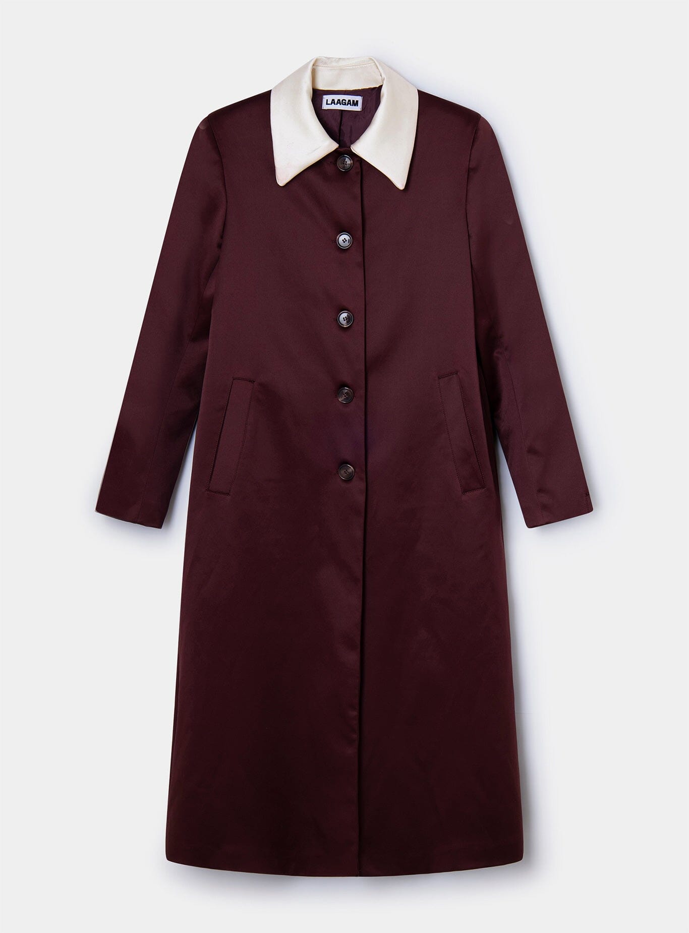 CHELSEA SATIN COAT