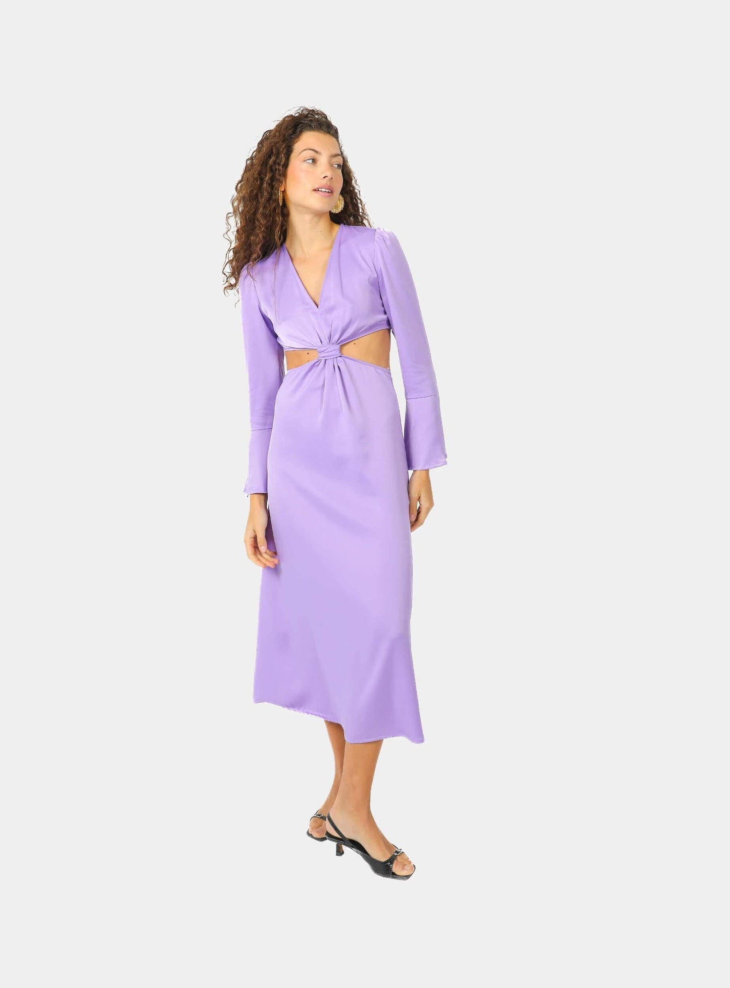 LAAGAM - CLEO MAUVE DRESS