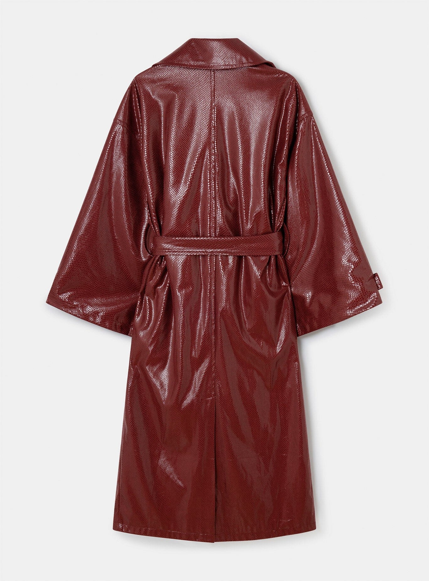 COBRA BURGUNDY TRENCH