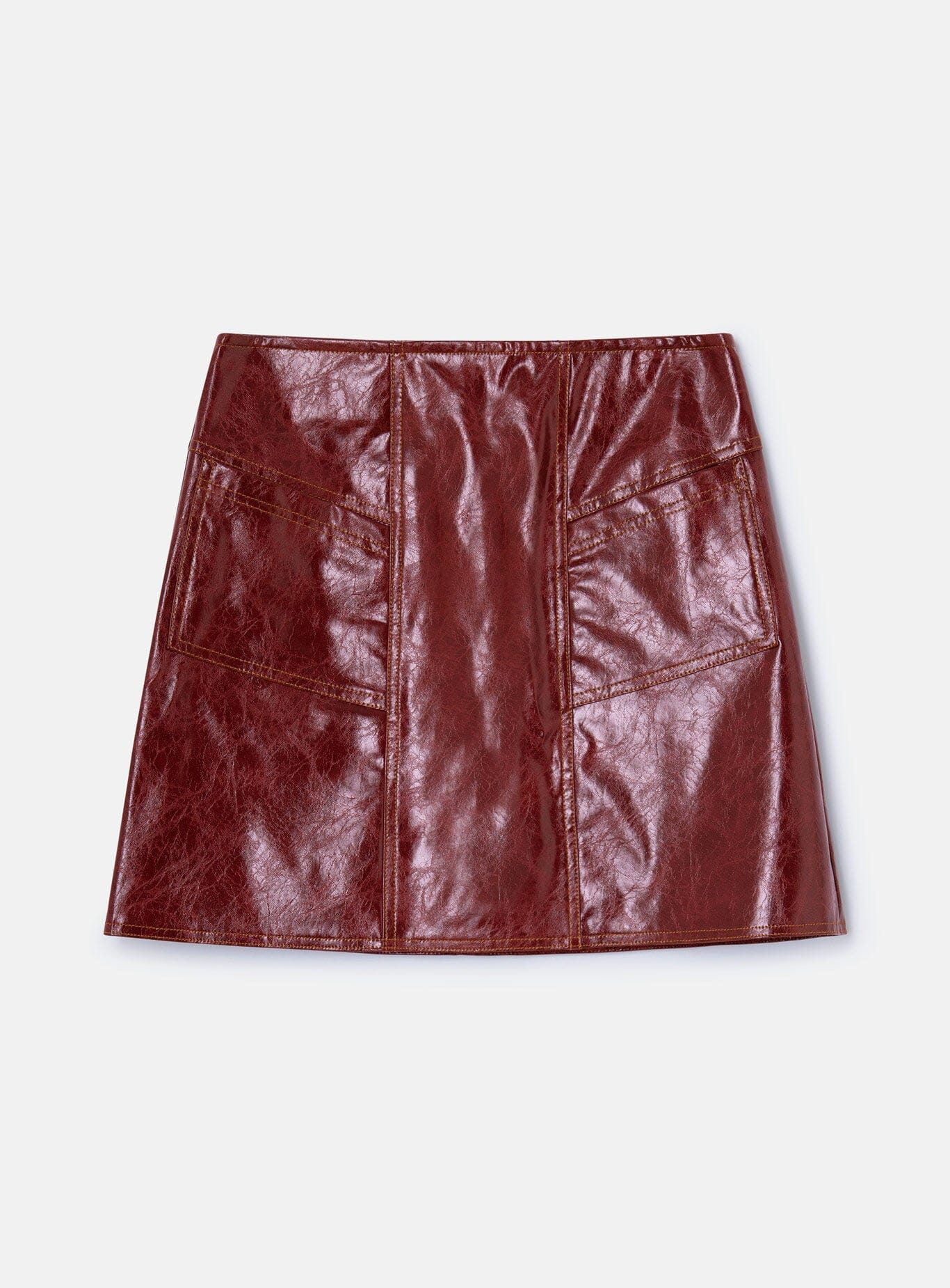 FRANKIE BURGUNDY SKIRT