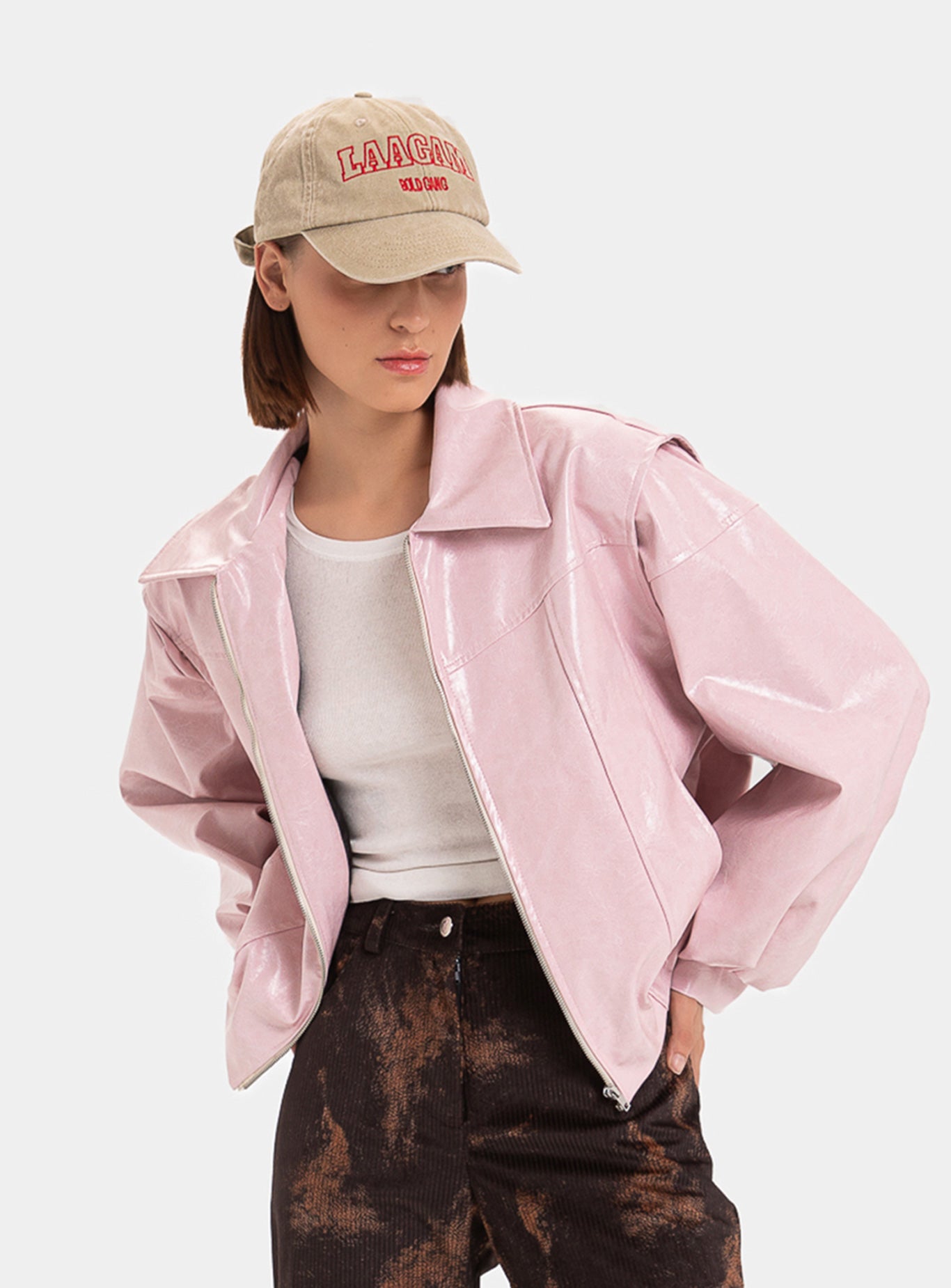 CUPIDO PINK BOMBER JACKET