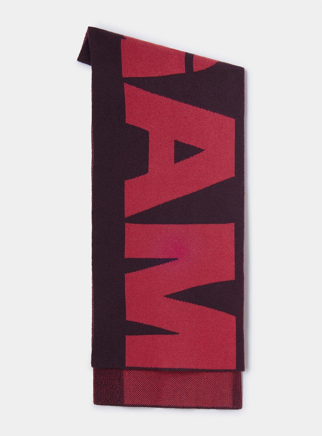 DAMSON PLUM LOGO SCARF