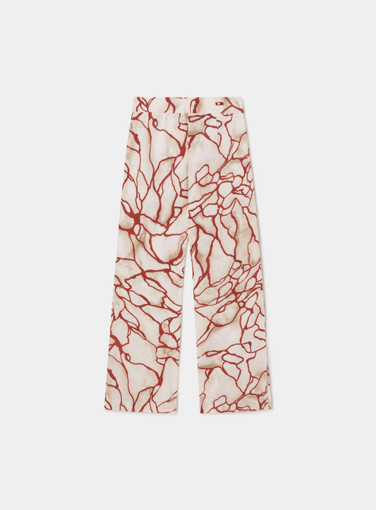 NIKITA ECRU LINEN PANTS