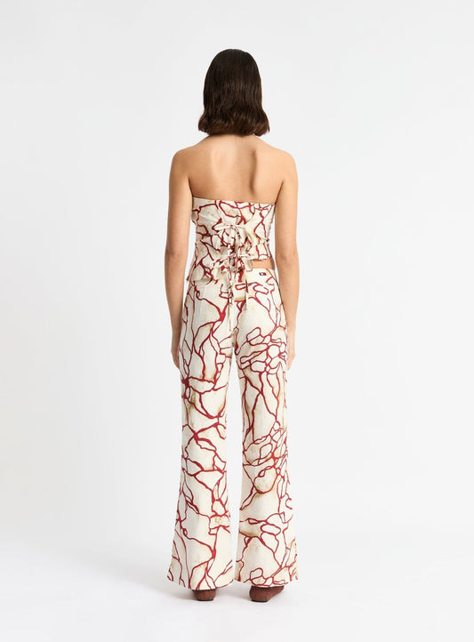 NIKITA ECRU LINEN PANTS