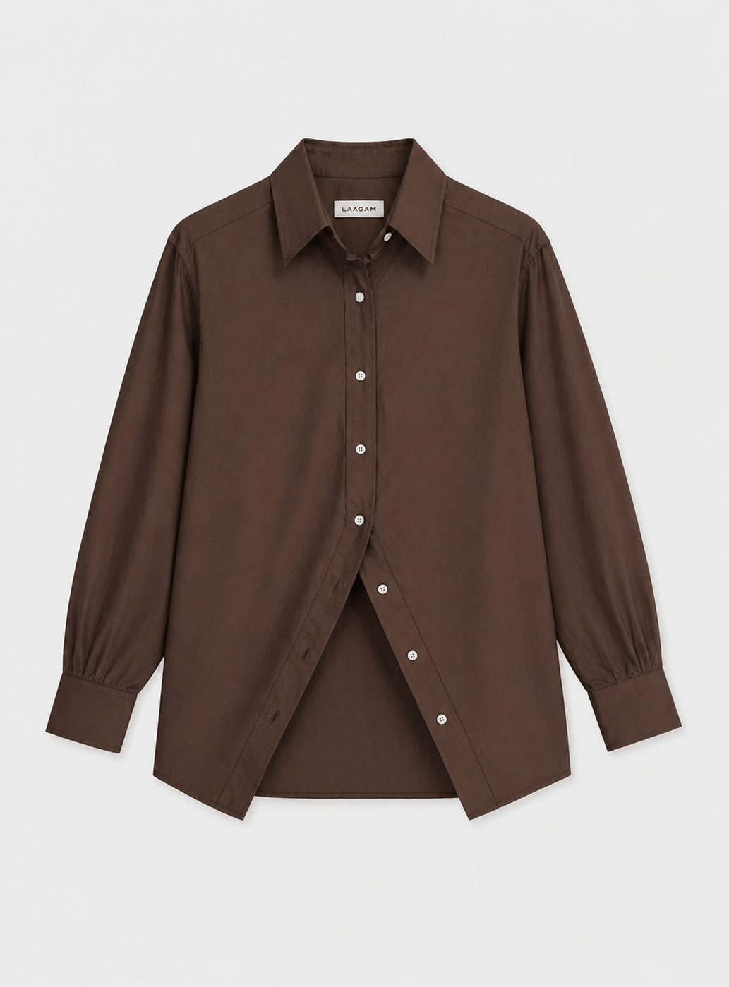 NO BOYFRIEND BROWN SHIRT