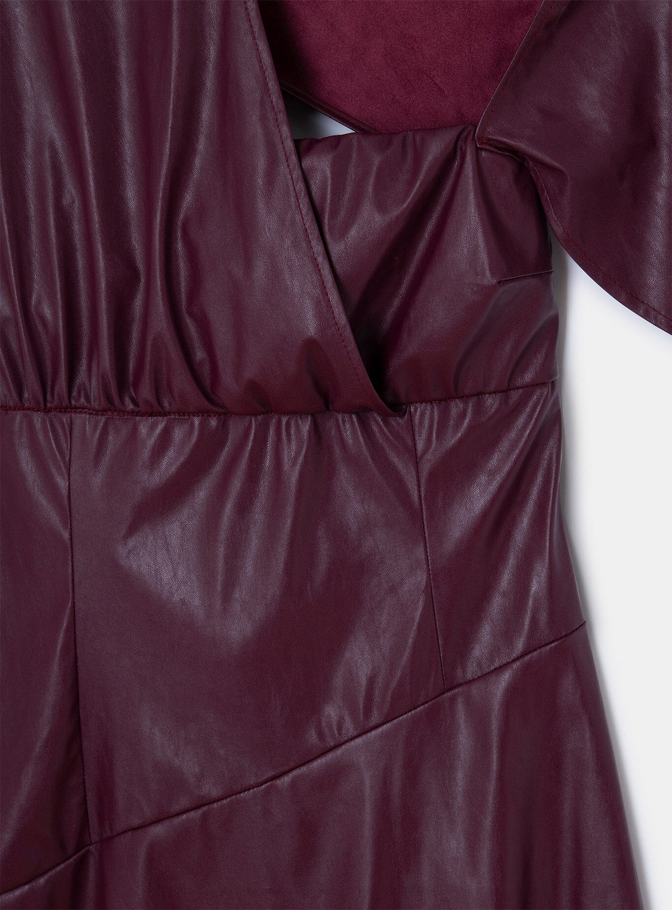 RUBY FAUX LEATHER DRESS