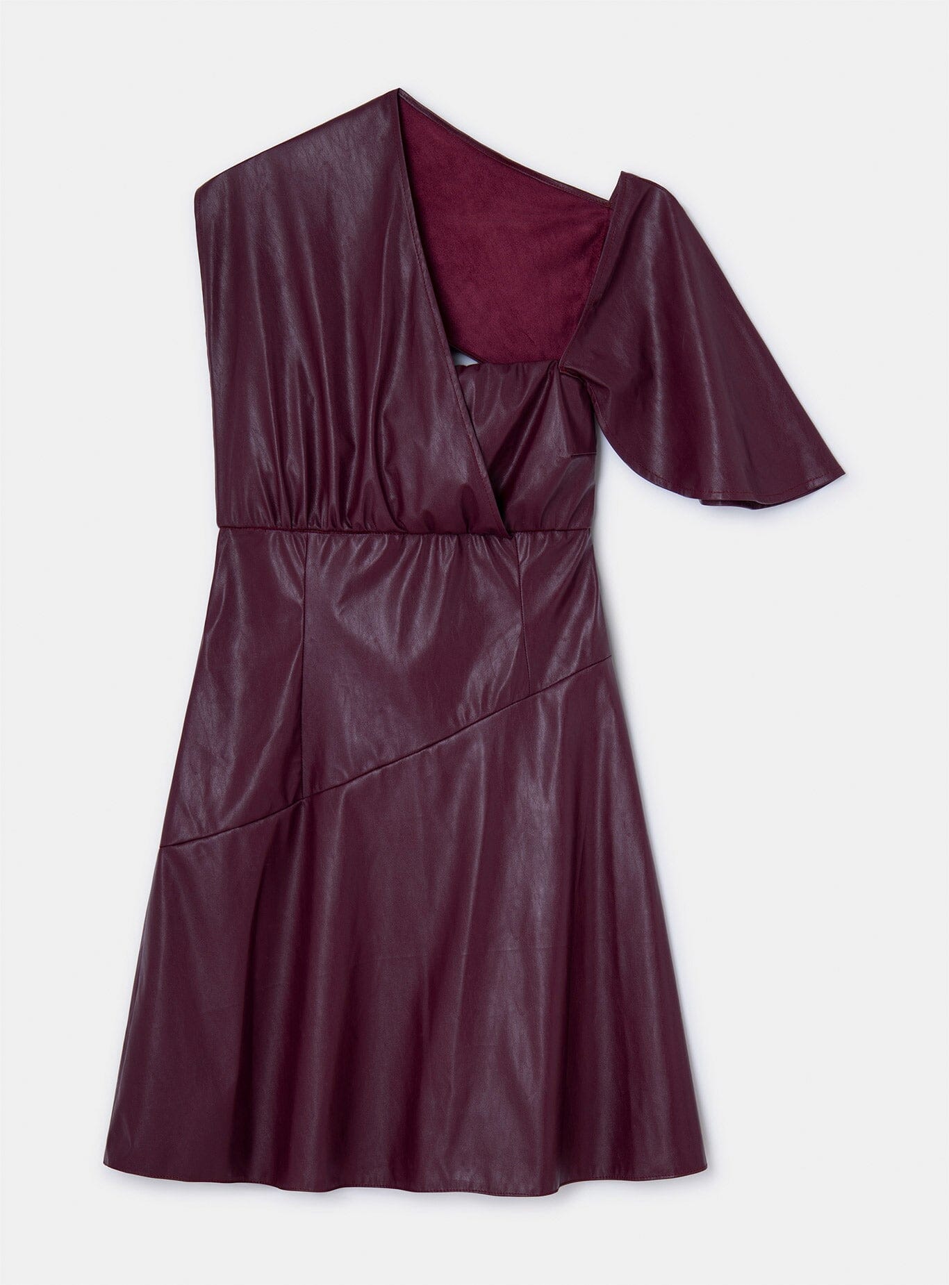 RUBY FAUX LEATHER DRESS