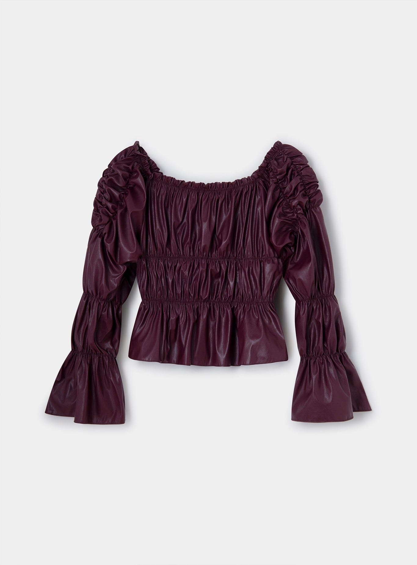 SADIE BURGUNDY BLOUSE