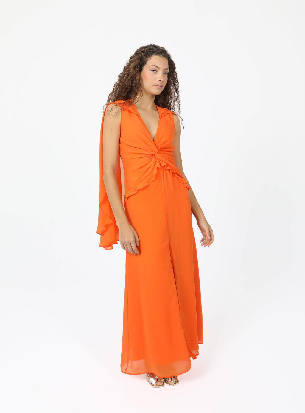 dress cloak orange