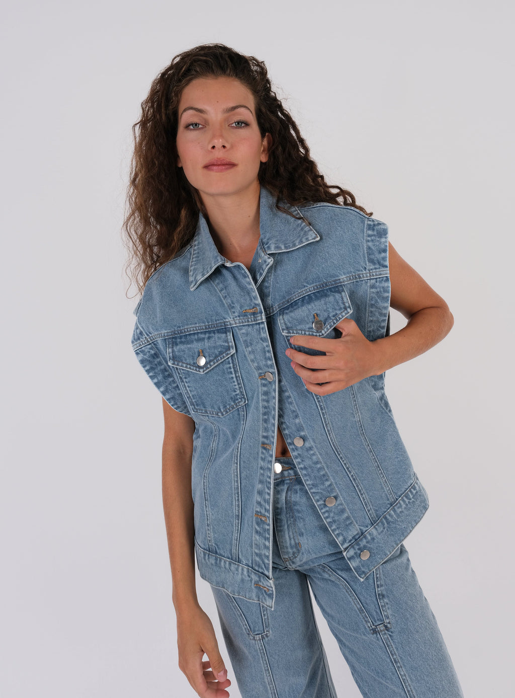 Cheap Vest Slim Short Jacket Embroidery Sleeveless Jeans Gilet Women Casual  Waistcoat Cardigan Beading Denim | Joom